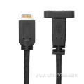 Panel-Mount 10Gbps/USB3.1 20pin Male to Type-C Female Cable